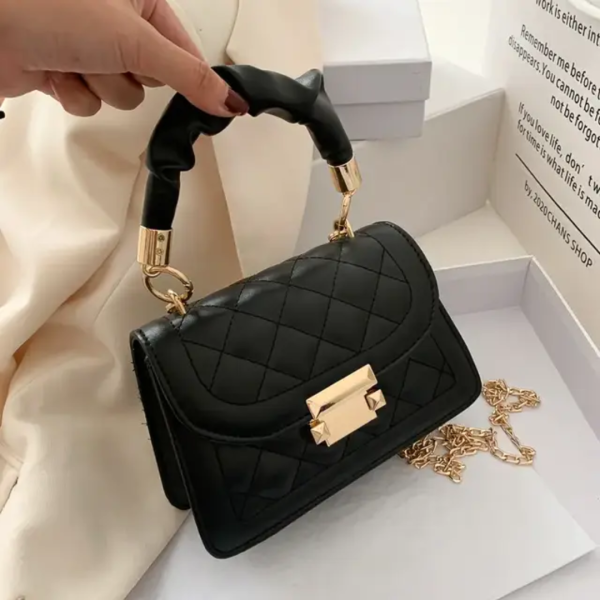 Luxury Quilted Mini Shoulder Bag for Women – Fashion Crossbody Handbag with Chain Strap