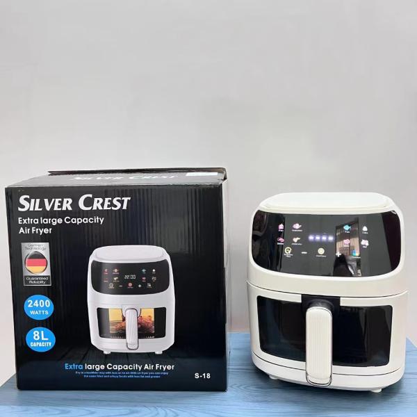 Home Musk ​Smart Digital Air Fryer (5.5L) with Panoramic Visual Basket