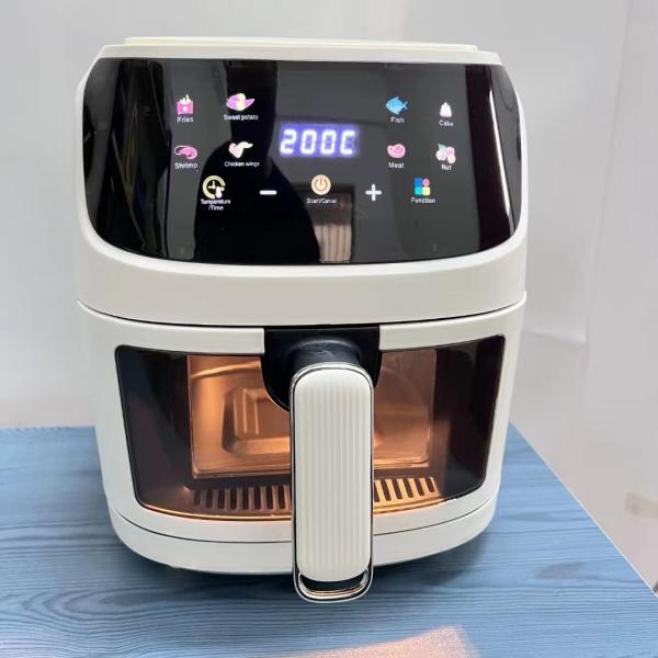 Home Musk ​Smart Digital Air Fryer (5.5L) with Panoramic Visual Basket