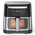 HOMEMUSK 6L Digital Air Fryer – 1600W Electric Oven with Touch Control & Non-Stick Basket