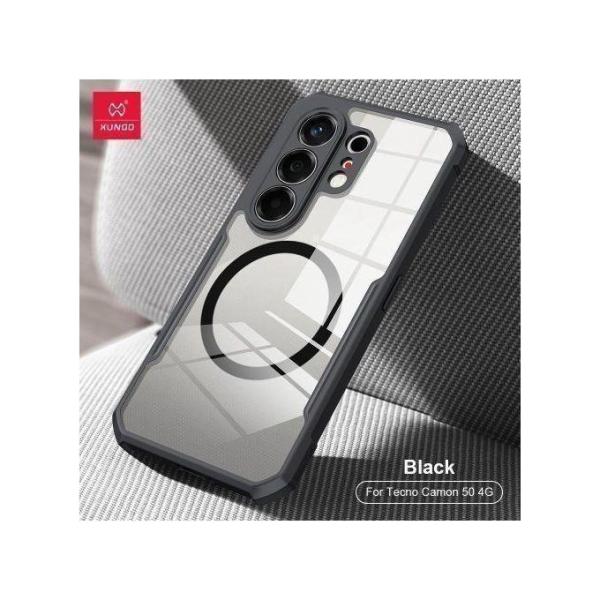 Xunod Case for Tecno camon 50pro/ Tecno camon 50 4g transparent magnetic back cover