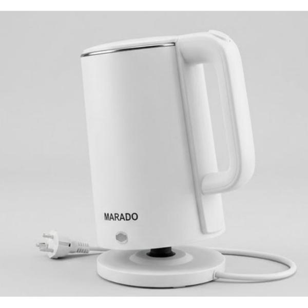 Marado 2.3L Electric Kettle Percolator – 2000W, White & Pink