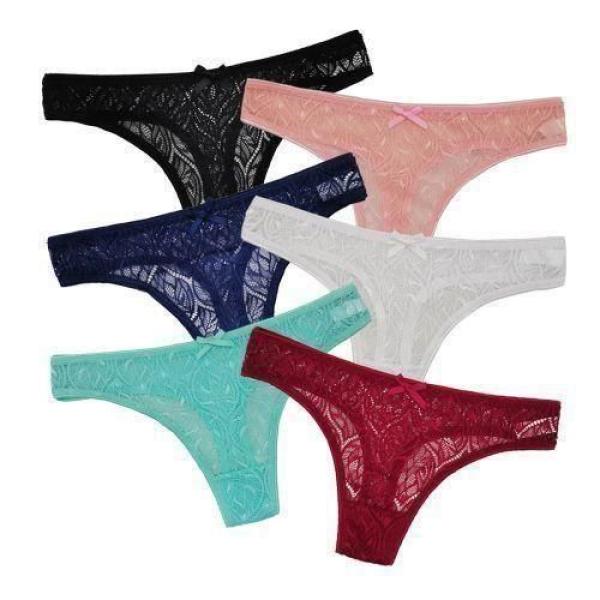 6Pcs Women Sexy Panties Ladies Comfortable Underpants Female Lingerie Underwear Night Wear Night Dress