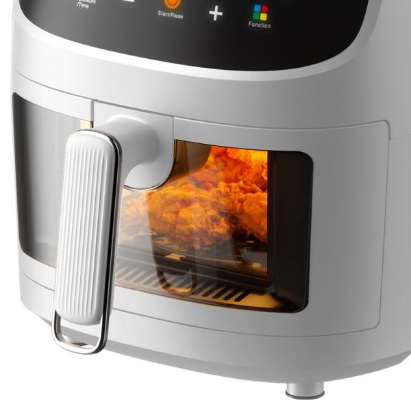 Home Musk ​Smart Digital Air Fryer (5.5L) with Panoramic Visual Basket