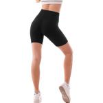 Women's Plain Black Bikers - Black