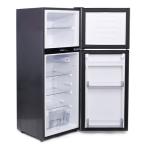 SPJ 149L Double Door Refrigerator (RF-GRY149C) – Dark Grey, A+ Energy Rating & Smart Cooling