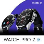 TECNO Watch Pro 2 Smartwatch – 1.43″ AMOLED Display, Bluetooth Calling, 110+ Sports Modes, Health Monitoring & IP68